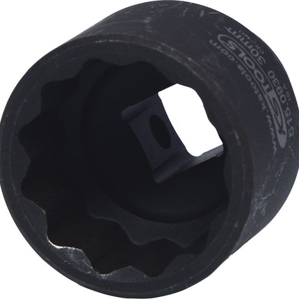 KS TOOLS 1/2" 12-kant-Kraft-Stecknuss, kurz, 30 mm ( 515.0930 ) - Toolbrothers