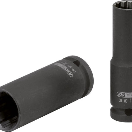 KS TOOLS 1/2" 12-kant-Kraft-Stecknuss, lang, 29 mm ( 515.0975 ) - Toolbrothers