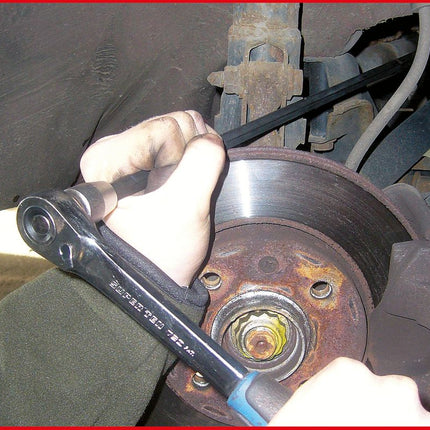 KS TOOLS 1/2" Antriebswellen-Stecknuss Vielzahn, M14 ( 150.1735 ) - Toolbrothers