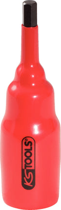 KS TOOLS 1/2" Bit-Stecknuss mit Schutzisolierung für Innensechskant-Schrauben, 6mm, 95mm lang ( 117.1153 ) - Toolbrothers