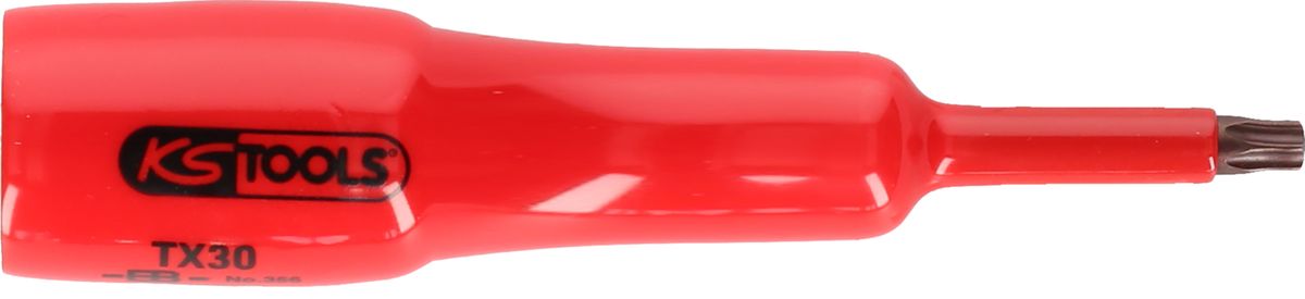 KS TOOLS 1/2" Bit-Stecknuss mit Schutzisolierung für Torx-Schrauben, T25, lang ( 117.2445 )