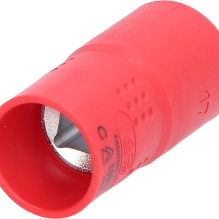 KS TOOLS 1/2" Isolierte Stecknuss, 17mm ( 118.1217 ) - Toolbrothers