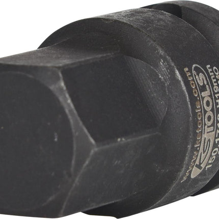 KS TOOLS 1/2" Kraft-Bit-Stecknuss, Innensechskant, 19mm ( 150.1710 ) - Toolbrothers