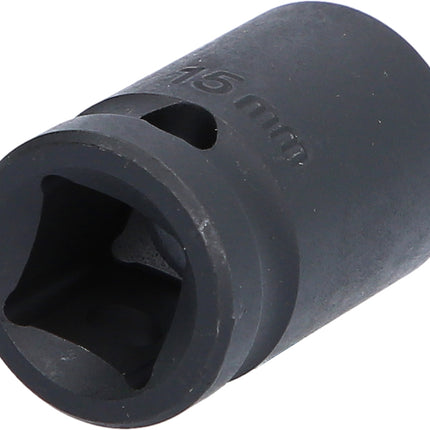 KS TOOLS 1/2" Sechskant-Kraft-Stecknuss, kurz, 15mm ( 515.1015 ) - Toolbrothers