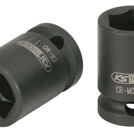 KS TOOLS 1/2" Sechskant-Kraft-Stecknuss, kurz, 28mm ( 515.1028 ) - Toolbrothers