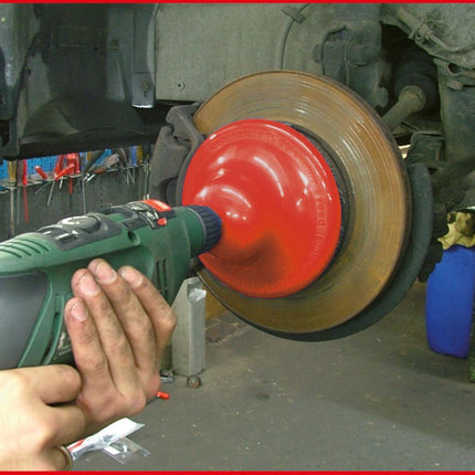 KS TOOLS Radnabenschleifer-Satz Ø 160 mm, Innen-Ø 75 mm, 4-tlg ( 100.5070 ) - Toolbrothers