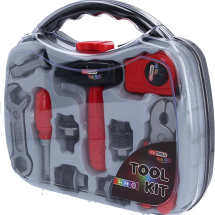 KS TOOLS Kinder Werkzeug-Satz mit Werkzeugkoffer, 21-tlg ( 100203 ) - Toolbrothers