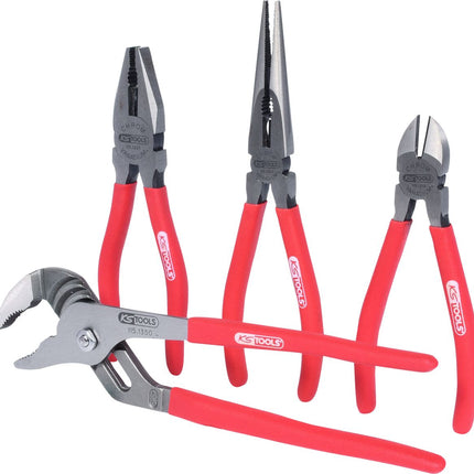 KS TOOLS Zangen-Satz, 4-tlg ( 115.1304 ) - Toolbrothers
