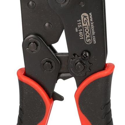 KS TOOLS Crimpzange für isolierte Stoßverbinder mit Schrumpfschlauch  ( 115.1475 ) - Toolbrothers