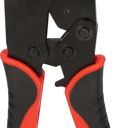 KS TOOLS Crimpzange für isolierte Kabelschuhe und Endverbinder mit Schrumpfschlauch ( 115.1485 ) - Toolbrothers