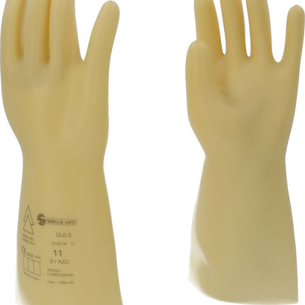 KS TOOLS Elektriker-Schutzhandschuh mit Schutzisolierung, Größe 11, Klasse 0, weiß ( 117.0052 ) - Toolbrothers