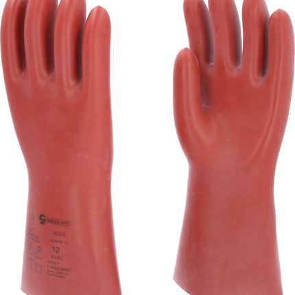 KS TOOLS Elektriker-Schutzhandschuh mit mechanischen und thermischen Schutz, Größe 12, Klasse 0, rot ( 117.0089 ) - Toolbrothers