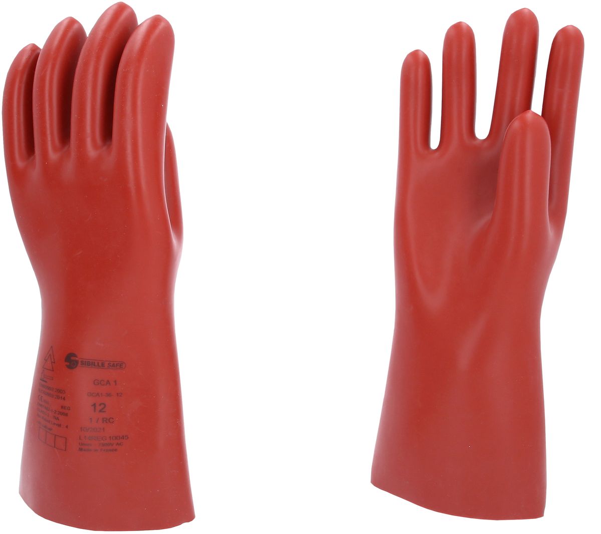 KS TOOLS Elektriker-Schutzhandschuh mit mechanischen und thermischen Schutz, Größe 12, Klasse 1, rot ( 117.0092 )