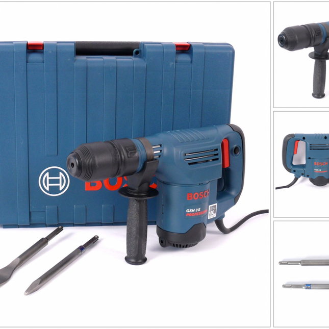 Bosch Professional GSH 3 E Schlaghammer 650 W Nennaufnahmeleistung 2,6 Joule ( 0611320703 ) - Toolbrothers