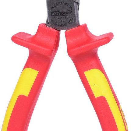 KS TOOLS ERGOTORQUE VDE Flachrundzange, gebogen, 165mm ( 117.1120 ) - Toolbrothers