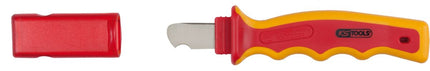 KS TOOLS Abmantelungsmesser mit Schutzisolierung, 185mm ( 117.1305 )
