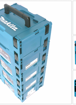 Makita Makpac 2 Transportbox Systemkoffer 5er Set - Toolbrothers