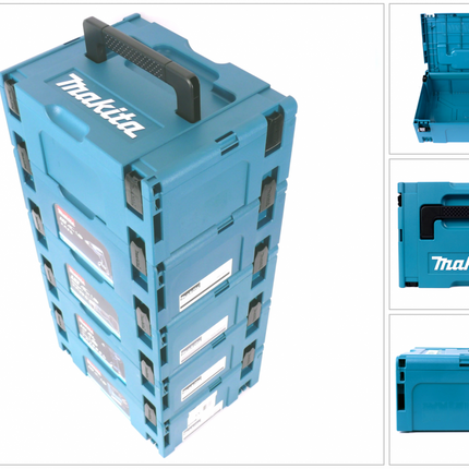 Makita Makpac 2 Transportbox Systemkoffer 5er Set - Toolbrothers