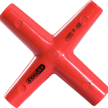 KS TOOLS Kreuzschlüssel mit Schutzisolierung, 14x17x19x22mm ( 117.1709 )