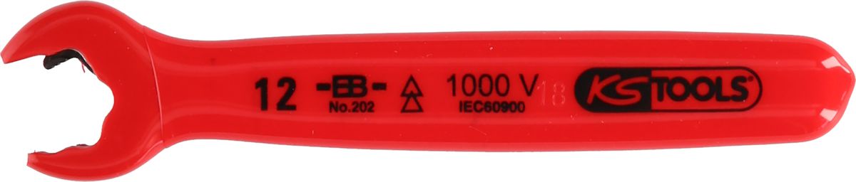 KS TOOLS Ratschen-Maulschlüssel mit Schutzisolierung, 14 mm ( 117.2266 )
