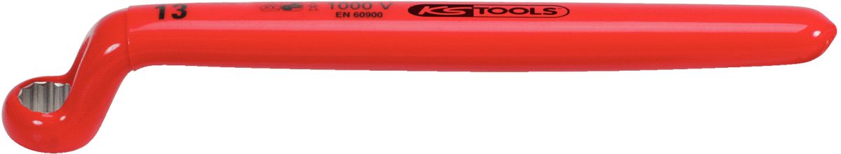 KS TOOLS Ringschlüssel mit Schutzisolierung, gekröpft , 7/8" ( 117.2279 )