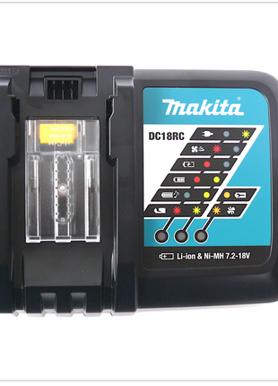 Makita DC 18 RC Chargeur rapide + Batterie Makita BL 1850 B - 18 V  5,0 Ah Li-Ion