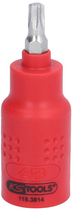 KS TOOLS 3/8" Isolierte Bit-Stecknuss Torx, T27, 60mm ( 118.3814 ) - Toolbrothers