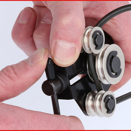 KS TOOLS Bremsleitungs-Richtwerkzeug / - Biegewerkzeug, 4,75 mm (3/16“) + 6,35 mm (1/4“) ( 120.1004 )