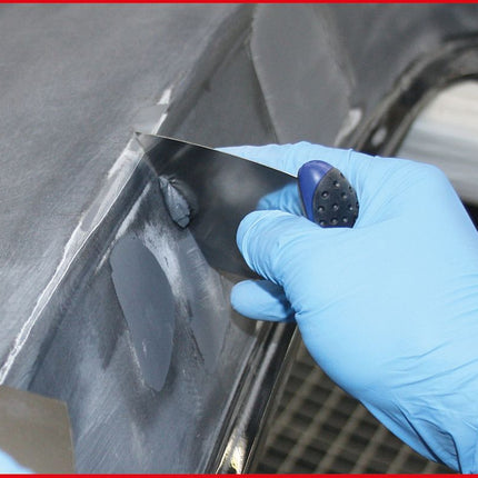 KS TOOLS Edelstahl-Spachtel mit kurzem Griff, 150 mm ( 144.0634 )