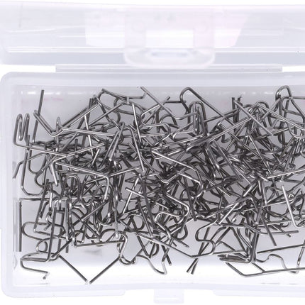 KS TOOLS Reparaturklammer W-Form Ø 0,8 mm, 100 Stück ( 150.1059 ) - Toolbrothers