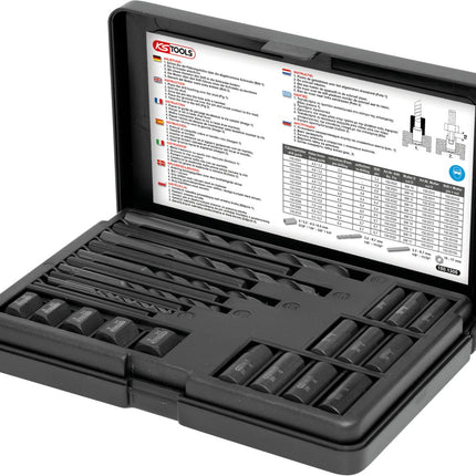 KS TOOLS Gewindeausdreh-Satz, 25-tlg ( 150.1305 ) - Toolbrothers