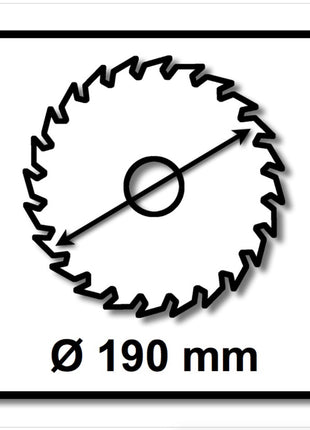 Makita Kreissägeblatt M Force 190 x 30 x 2,2 mm 24 Zähne ( B-08355 ) - Toolbrothers