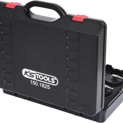 KS TOOLS Turbolader-Bajonett-Ladeluft-System-Prüfkoffer-Satz, 13-tlg ( 150.1825 ) - Toolbrothers