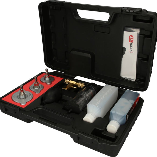 KS TOOLS CO2-Zylinderkopf-Lecktest-Satz, 8-tlg ( 150.1910 ) - Toolbrothers
