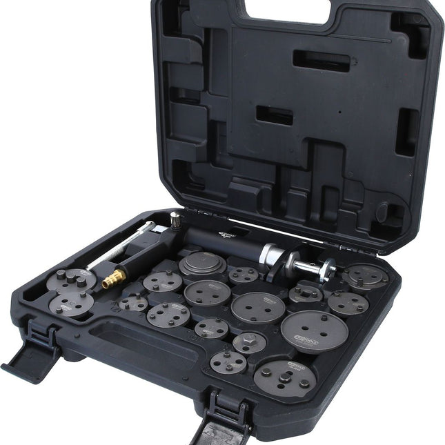 KS TOOLS Druckluftspindel-Bremskolbenwerkzeug-Satz, 18-tlg ( 150.2000 ) - Toolbrothers