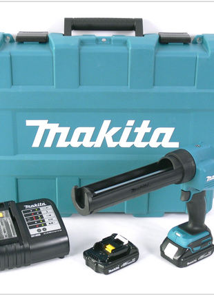 Makita DCG 180 RHE Akku Kartuschenpistole 18 V mit Aufnahme für 310 ml Kartuschen, Ladegerät , 2 x Akku BL 1815 N im Koffer - Toolbrothers