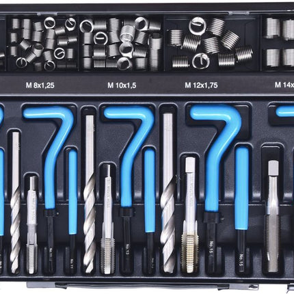 KS TOOLS Nirostahl Gewinde-Reparatur-Satz M6-M14, 113-tlg ( 150.6160 ) - Toolbrothers