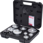 KS TOOLS Öldienstschlüssel-Satz für Ölfilter- und Filtergehäusedeckel, 9-tlg ( 150.9210 ) - Toolbrothers