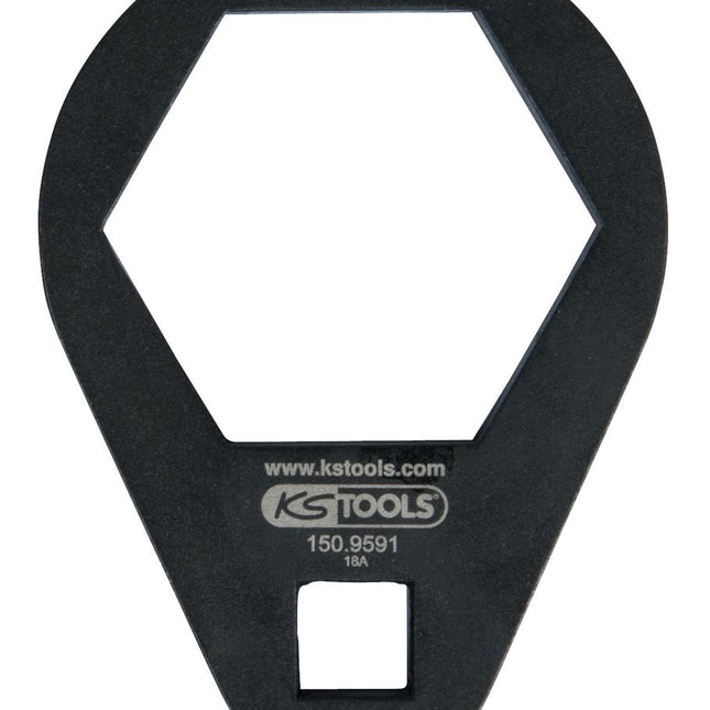 KS TOOLS 3/8" Einsteck-Ringschlüssel, extra flach, 38 mm ( 150.9591 ) - Toolbrothers