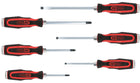 KS TOOLS ERGOTORQUEmax Schlagkappen-Schraubendreher-Satz, 6-tlg Schlitz, PH ( 151.1160 ) - Toolbrothers