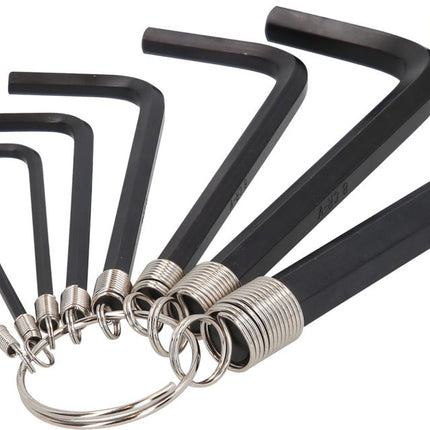 KS TOOLS Innensechskant-Winkelstiftschlüssel-Satz am Ring, 8-tlg2-10mm ( 151.3250 ) - Toolbrothers