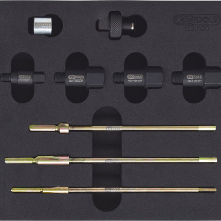 KS TOOLS MASTER 3 in 1 Glühkerzen-Reibahlen-Satz, 9-tlg  ( 152.1120 ) - Toolbrothers