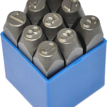 KS TOOLS Zahlen-Prägestempel-Satz, 9-tlg ( 156.0467 ) - Toolbrothers