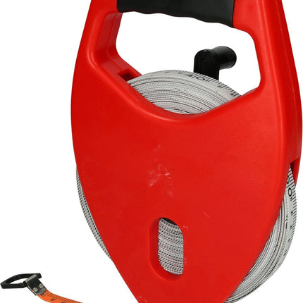 KS TOOLS Rahmenbandmaß mit gelbem Stahlband, Kunststoffgehäuse, 50m ( 300.0056 ) - Toolbrothers