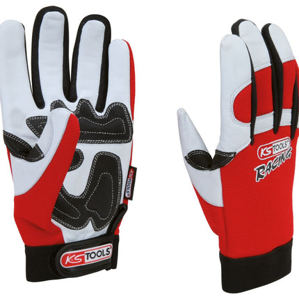 KS TOOLS Leder-Mechaniker-Handschuh, Vibrationsgedämmt, 10 ( 310.0255 ) - Toolbrothers