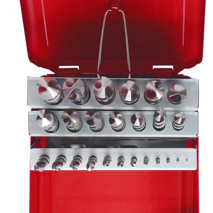 KS TOOLS HSS-G Spiralbohrer-Satz, Stahlblechkassette, 25-tlg 1-13mm ( 330.2613 ) - Toolbrothers