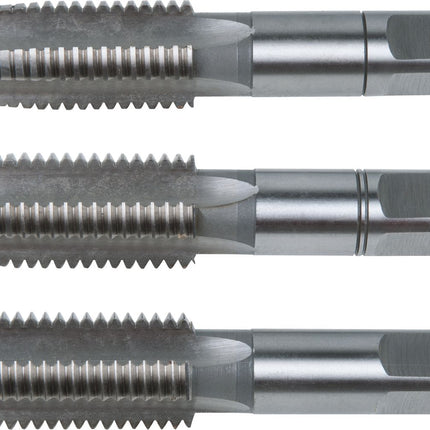 KS TOOLS HSS CO Handgewindebohrer-Satz M, M12x1,75, 3-tlg ( 331.2120 ) - Toolbrothers