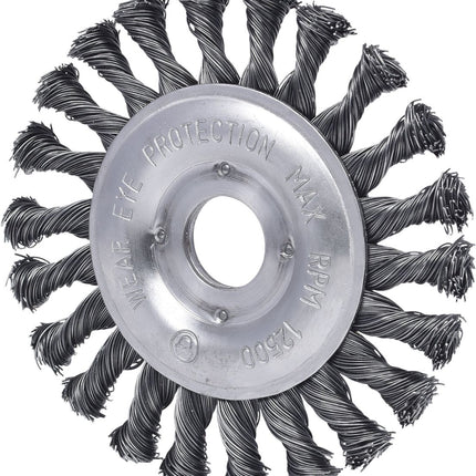 KS TOOLS Stahldrahtrundbürste 0,5mm, Ø 125mm ( 340.0043 ) - Toolbrothers
