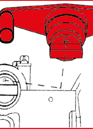 KS TOOLS Motoreinstell-Werkzeug-Satz für GM / Opel / Saab, 5-tlg ( 400.0675 ) - Toolbrothers