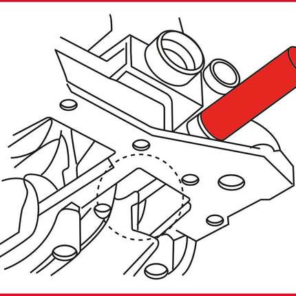 KS TOOLS Motoreinstell-Werkzeug-Satz für Nissan / Opel / Renault, 15-tlg ( 400.0750 )